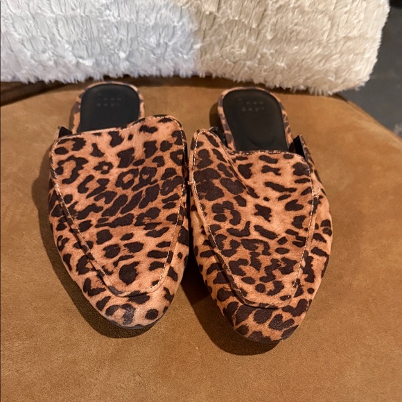 a new day Shoes - a new day Animal Print Mules